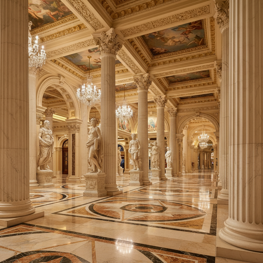 Travertine and granite restoration in Paradise NV residential home