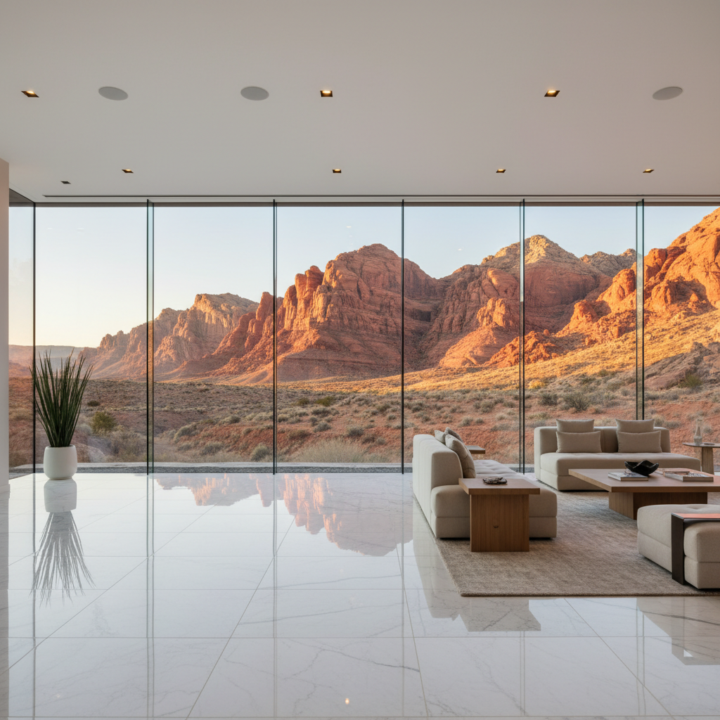 Stone restoration in Summerlin Las Vegas — marble, granite and travertine